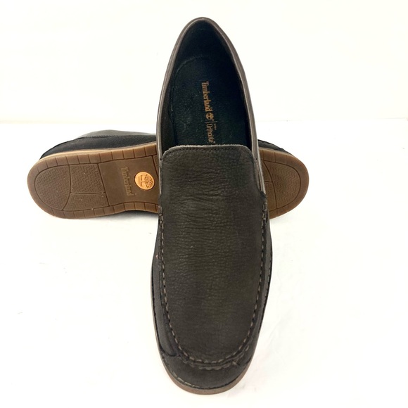 Timberland Mens Loafer Brown Leather Size 13 - Picture 3 of 11